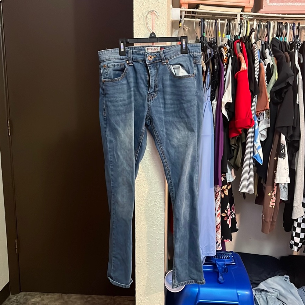 Cute simple blue jeans